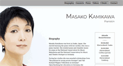 Desktop Screenshot of masako-kamikawa.com